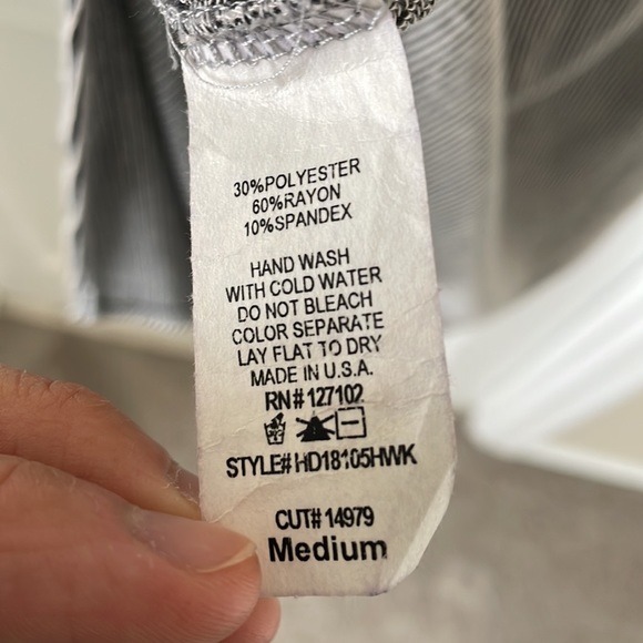 Bo Bel Striped White and Navy Dress - Picture 3 of 4